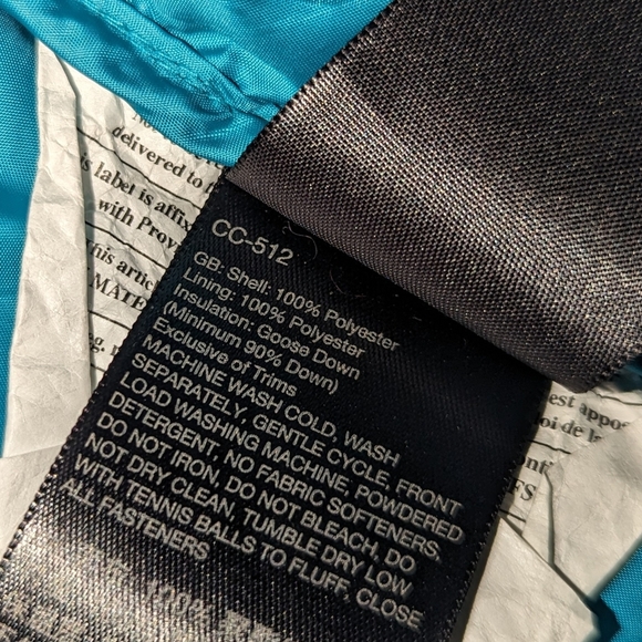 Marmot Jena 800 Fill Goose Down Vest Blue Women's Small - Picture 10 of 11